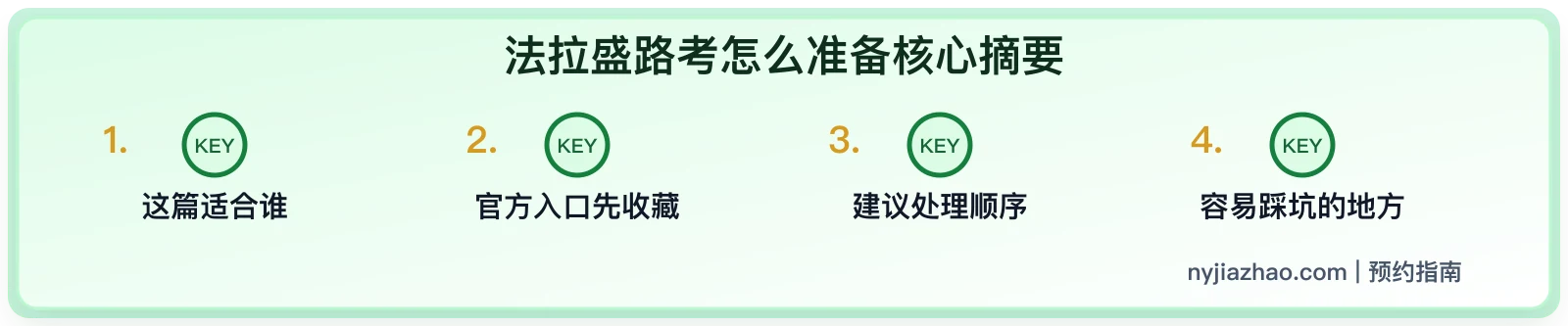法拉盛路考怎么准备:路线传言、练车和预约注意事项