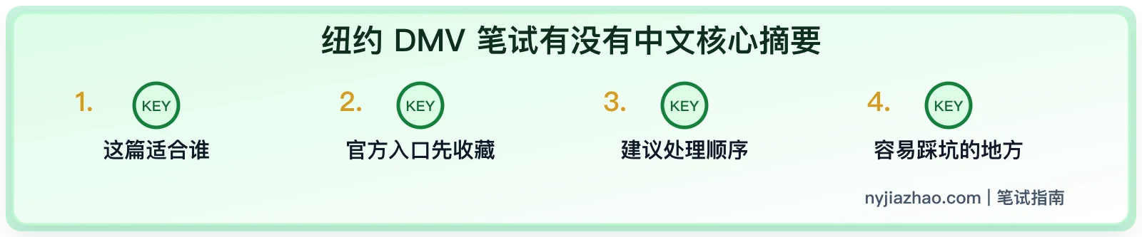 纽约 DMV 笔试有没有中文:语言选择、翻译和英文关键词准备